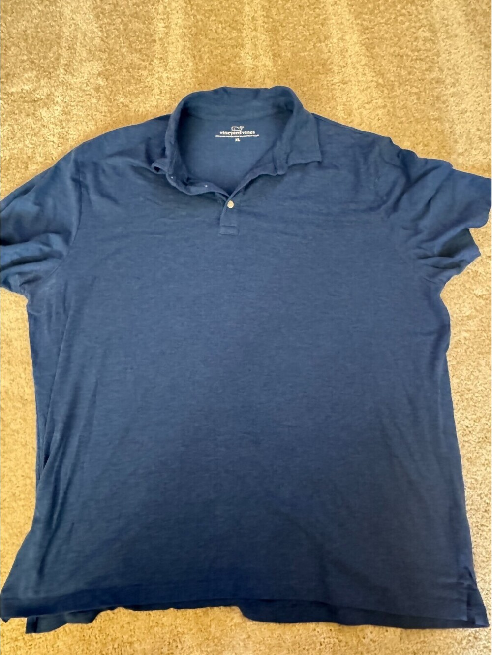 Vineyard Vines Men's Short Sleeve Polo XL Blue